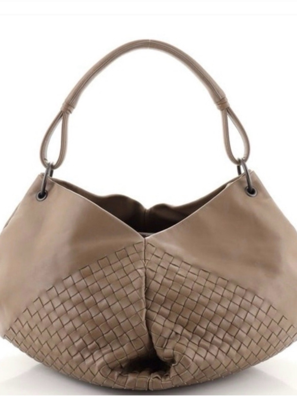 Auth Bottega Veneta Aquiline Fortune Cookie 🥠 Bag intrecciato woven leather Hobo